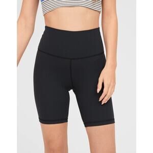 OFFLINE By Aerie Ribbed 7" Bike Short Black XS NWT